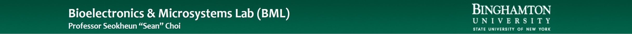 Bioelectronics & Microsystems Laboratory banner